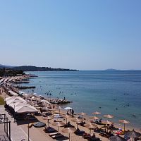 nikiti main beach, halkidiki